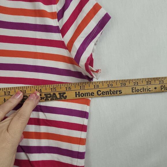 Motherhood Womens‎ Multicolor Short Sleeve Collared Pullover T Shirt Top Size M - Picture 5 of 6